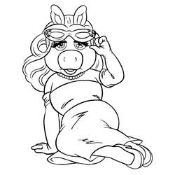 Dibujo para colorear: The Muppets (Dibujos Animados y Series Animadas) #210125 - Dibujos para Colorear e Imprimir Gratis