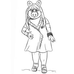 Dibujo para colorear: The Muppets (Dibujos Animados y Series Animadas) #210126 - Dibujos para Colorear e Imprimir Gratis