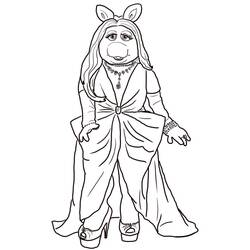 Dibujo para colorear: The Muppets (Dibujos Animados y Series Animadas) #210127 - Dibujos para Colorear e Imprimir Gratis
