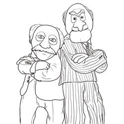 Dibujo para colorear: The Muppets (Dibujos Animados y Series Animadas) #210129 - Dibujos para Colorear e Imprimir Gratis