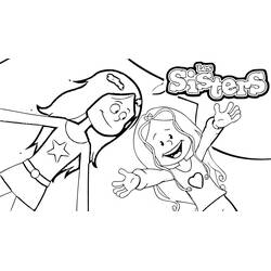 Dibujo para colorear: The Sisters (Dibujos Animados y Series Animadas) #212280 - Dibujos para Colorear e Imprimir Gratis