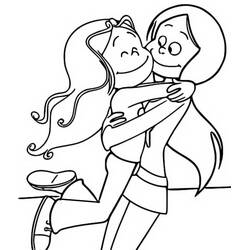 Dibujo para colorear: The Sisters (Dibujos Animados y Series Animadas) #212292 - Dibujos para Colorear e Imprimir Gratis