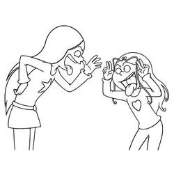 Dibujo para colorear: The Sisters (Dibujos Animados y Series Animadas) #212293 - Dibujos para Colorear e Imprimir Gratis