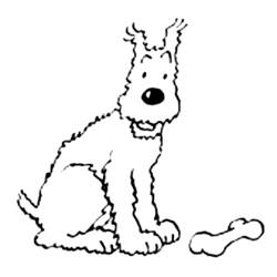 Dibujo para colorear: Tintin (Dibujos Animados y Series Animadas) #25716 - Dibujos para Colorear e Imprimir Gratis