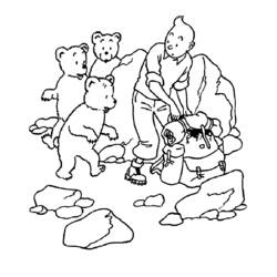 Dibujo para colorear: Tintin (Dibujos Animados y Series Animadas) #25724 - Dibujos para Colorear e Imprimir Gratis