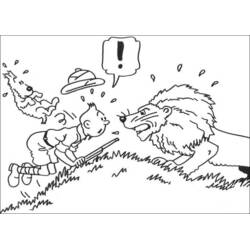 Dibujo para colorear: Tintin (Dibujos Animados y Series Animadas) #25743 - Dibujos para Colorear e Imprimir Gratis