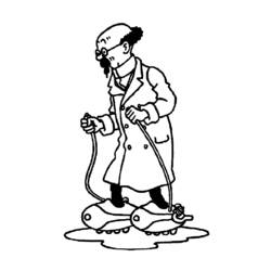 Dibujo para colorear: Tintin (Dibujos Animados y Series Animadas) #25744 - Dibujos para Colorear e Imprimir Gratis