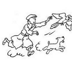 Dibujo para colorear: Tintin (Dibujos Animados y Series Animadas) #25752 - Dibujos para Colorear e Imprimir Gratis