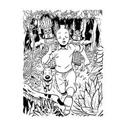 Dibujo para colorear: Tintin (Dibujos Animados y Series Animadas) #25780 - Dibujos para Colorear e Imprimir Gratis