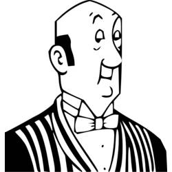 Dibujo para colorear: Tintin (Dibujos Animados y Series Animadas) #25790 - Dibujos para Colorear e Imprimir Gratis
