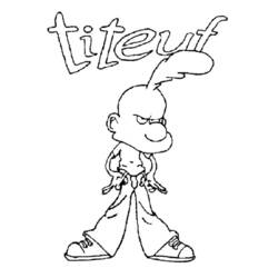 Dibujo para colorear: Titeuf (Dibujos Animados y Series Animadas) #33740 - Dibujos para Colorear e Imprimir Gratis