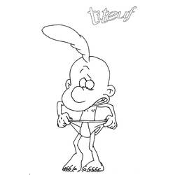 Dibujo para colorear: Titeuf (Dibujos Animados y Series Animadas) #33746 - Dibujos para Colorear e Imprimir Gratis