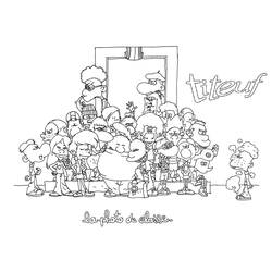 Dibujo para colorear: Titeuf (Dibujos Animados y Series Animadas) #33747 - Dibujos para Colorear e Imprimir Gratis