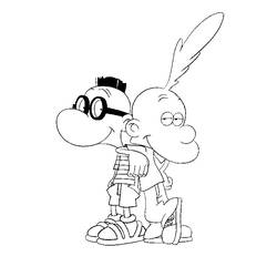 Dibujo para colorear: Titeuf (Dibujos Animados y Series Animadas) #33809 - Dibujos para Colorear e Imprimir Gratis