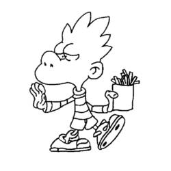 Dibujo para colorear: Titeuf (Dibujos Animados y Series Animadas) #33838 - Dibujos para Colorear e Imprimir Gratis
