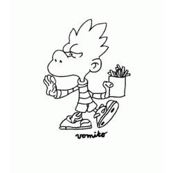 Dibujo para colorear: Titeuf (Dibujos Animados y Series Animadas) #33867 - Dibujos para Colorear e Imprimir Gratis