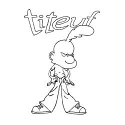 Dibujo para colorear: Titeuf (Dibujos Animados y Series Animadas) #33886 - Dibujos para Colorear e Imprimir Gratis