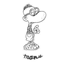 Dibujo para colorear: Titeuf (Dibujos Animados y Series Animadas) #33892 - Dibujos para Colorear e Imprimir Gratis