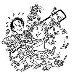 Dibujo para colorear: Tom-Tom y Nana (Dibujos Animados y Series Animadas) #211323 - Dibujos para Colorear e Imprimir Gratis