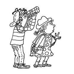 Dibujo para colorear: Tom-Tom y Nana (Dibujos Animados y Series Animadas) #211330 - Dibujos para Colorear e Imprimir Gratis