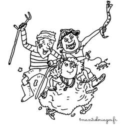 Dibujo para colorear: Tom-Tom y Nana (Dibujos Animados y Series Animadas) #211332 - Dibujos para Colorear e Imprimir Gratis