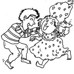 Dibujo para colorear: Tom-Tom y Nana (Dibujos Animados y Series Animadas) #211334 - Dibujos para Colorear e Imprimir Gratis
