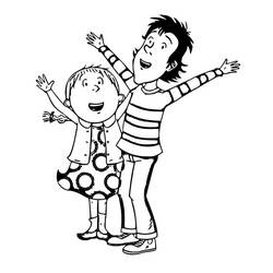 Dibujo para colorear: Tom-Tom y Nana (Dibujos Animados y Series Animadas) #211335 - Dibujos para Colorear e Imprimir Gratis