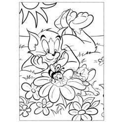 Dibujo para colorear: Tom y Jerry (Dibujos Animados y Series Animadas) #24172 - Dibujos para Colorear e Imprimir Gratis