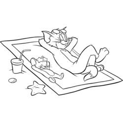 Dibujo para colorear: Tom y Jerry (Dibujos Animados y Series Animadas) #24173 - Dibujos para Colorear e Imprimir Gratis