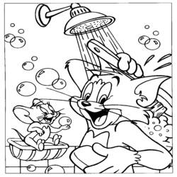 Dibujo para colorear: Tom y Jerry (Dibujos Animados y Series Animadas) #24175 - Dibujos para Colorear e Imprimir Gratis