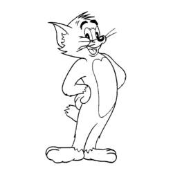 Dibujo para colorear: Tom y Jerry (Dibujos Animados y Series Animadas) #24185 - Dibujos para Colorear e Imprimir Gratis