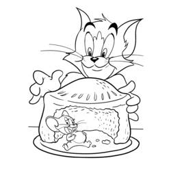 Dibujo para colorear: Tom y Jerry (Dibujos Animados y Series Animadas) #24215 - Dibujos para Colorear e Imprimir Gratis