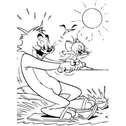 Dibujo para colorear: Tom y Jerry (Dibujos Animados y Series Animadas) #24227 - Dibujos para Colorear e Imprimir Gratis