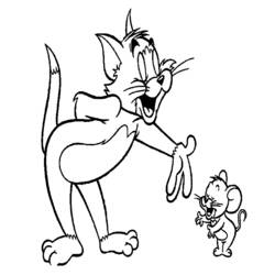 Dibujo para colorear: Tom y Jerry (Dibujos Animados y Series Animadas) #24230 - Dibujos para Colorear e Imprimir Gratis
