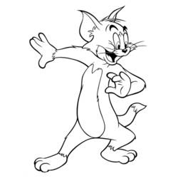 Dibujo para colorear: Tom y Jerry (Dibujos Animados y Series Animadas) #24239 - Dibujos para Colorear e Imprimir Gratis