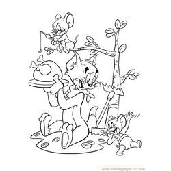 Dibujo para colorear: Tom y Jerry (Dibujos Animados y Series Animadas) #24242 - Dibujos para Colorear e Imprimir Gratis