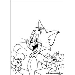 Dibujo para colorear: Tom y Jerry (Dibujos Animados y Series Animadas) #24263 - Dibujos para Colorear e Imprimir Gratis