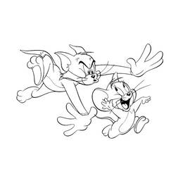 Dibujo para colorear: Tom y Jerry (Dibujos Animados y Series Animadas) #24278 - Dibujos para Colorear e Imprimir Gratis