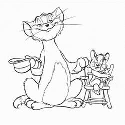 Dibujo para colorear: Tom y Jerry (Dibujos Animados y Series Animadas) #24279 - Dibujos para Colorear e Imprimir Gratis