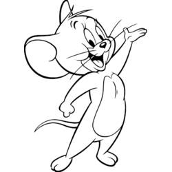 Dibujo para colorear: Tom y Jerry (Dibujos Animados y Series Animadas) #24305 - Dibujos para Colorear e Imprimir Gratis