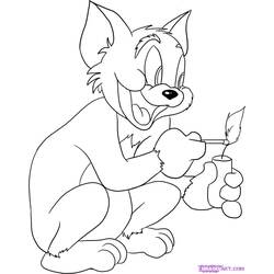 Dibujo para colorear: Tom y Jerry (Dibujos Animados y Series Animadas) #24311 - Dibujos para Colorear e Imprimir Gratis