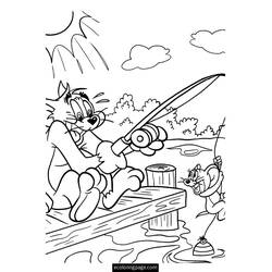 Dibujo para colorear: Tom y Jerry (Dibujos Animados y Series Animadas) #24316 - Dibujos para Colorear e Imprimir Gratis