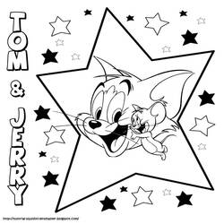 Dibujo para colorear: Tom y Jerry (Dibujos Animados y Series Animadas) #24318 - Dibujos para Colorear e Imprimir Gratis