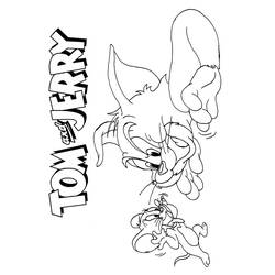 Dibujo para colorear: Tom y Jerry (Dibujos Animados y Series Animadas) #24319 - Dibujos para Colorear e Imprimir Gratis