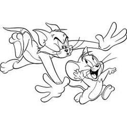 Dibujos para colorear: Tom y Jerry - Dibujos para Colorear e Imprimir Gratis