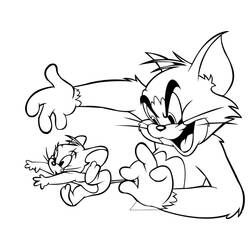 Dibujo para colorear: Tom y Jerry (Dibujos Animados y Series Animadas) #24369 - Dibujos para Colorear e Imprimir Gratis