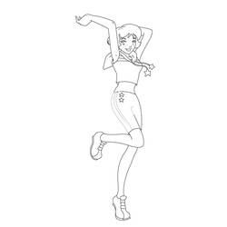 Dibujo para colorear: Totally Spies (Dibujos Animados y Series Animadas) #194949 - Dibujos para Colorear e Imprimir Gratis