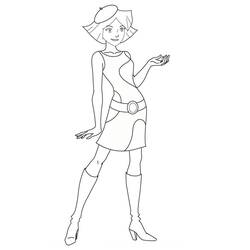 Dibujo Totally Spies (Dibujos Animados y Series Animadas) #194950 para imprimir y colorear