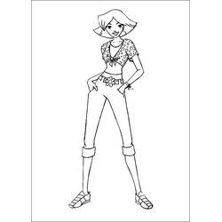 Dibujo para colorear: Totally Spies (Dibujos Animados y Series Animadas) #194951 - Dibujos para Colorear e Imprimir Gratis