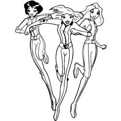 Dibujo para colorear: Totally Spies (Dibujos Animados y Series Animadas) #194954 - Dibujos para Colorear e Imprimir Gratis